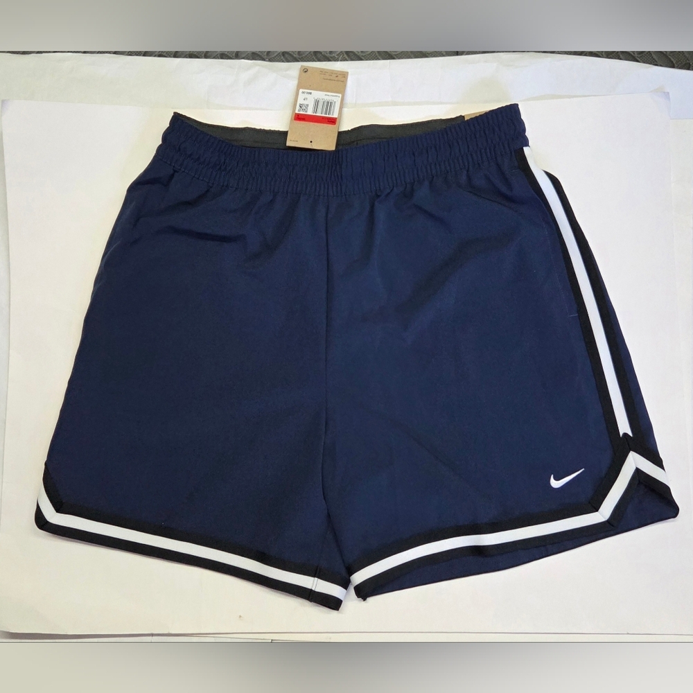Nike DNA DRI-FIT 8' Blue Basketball Shorts Zipper Side Pocket Mens L NWT